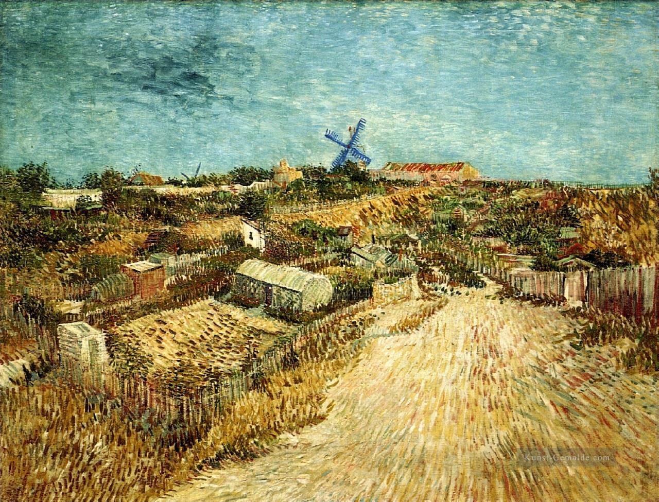 Gemüsegärten in Montmartre 3 Vincent van Gogh Ölgemälde
